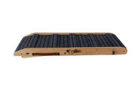 Rampe pliante en bois de bambou Offre Spéciale pour chien engrenages réglables griffoir pour animaux de compagnie avec serrure en acier inoxydable