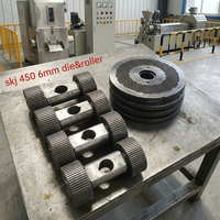 Machine de fabrication de granulés de bois biomasse automatique à haute productivité pour usage domestique avec moteur et engrenage, production de 300-500 kg/h, marque HOPE