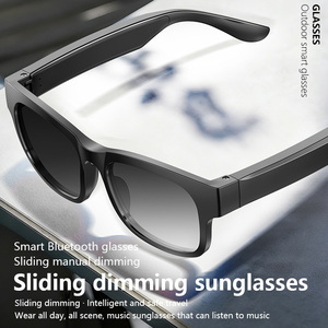 IG-09 Sliding Color Change Smart Glasses, 130mAh Capacity, Button <b>Switch</b>, Touch Control, UV380 Protective Lens, CE ROHS FCC PPE - Product Image 4