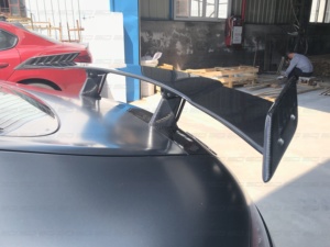 Becquet arrière en Fiber de carbone sec pour Benz AMG GT, Style léger, aile de toit - Product Image 5