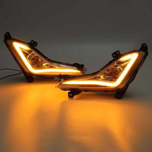 Đèn <span class=keywords><strong>LED</strong></span> Chạy Ban Ngày DRL Cho Hyundai <span class=keywords><strong>Elantra</strong></span> 2014 - 2016 Với Đèn Sương Mù Phụ Tùng Xe Hơi Phụ Kiện Xe Phụ Kiện Phản Xạ - Product Image 5