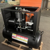 Compresseur d'air monophasé ZAKF de haute qualité 5,5 kW 7,5 CV 220 V 50 Hz tout-en-un intégré de type vis avec réservoir pour trieuse chromatique
