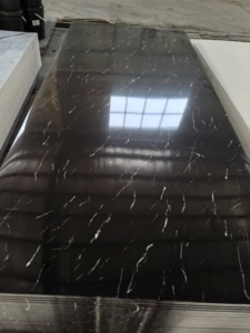 Vinilo de <span class=keywords><strong>Pared</strong></span> Moderno con Diseño de Mármol a Rayas, Autoadhesivo, con Recubrimiento UV, Impermeable, Ignífugo, Antiestático y Ecológico para Gimnasio y Hogar - Product Image 5