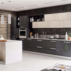 2023 Popular Modern <b>Kitchen</b> Set Furniture New <b>Kitchen</b> Cabinet Design Equipment <b>Kitchen</b> for Villa - Product Image 2