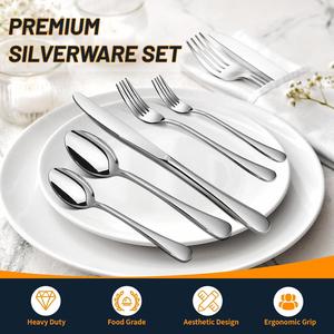 Vente en gros de couverts de table occidentaux en acier inoxydable de haute qualité, couteau, fourchette et cuillère, cadeaux créatifs pour hôtel avec logo personnalisé - Product Image 2