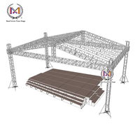 Estructura de Truss Resistente de 760*520mm para Escenarios y Conciertos, Truss de Aluminio con Tornillos Thomas Tomcat