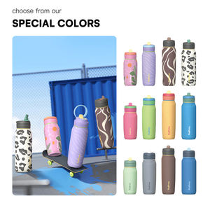 Borraccia Urbana Hong Ling da 25oz con Cannuccia Rimovibile, Personalizzabile con Vari Coperchi Inclusi - Product Image 3