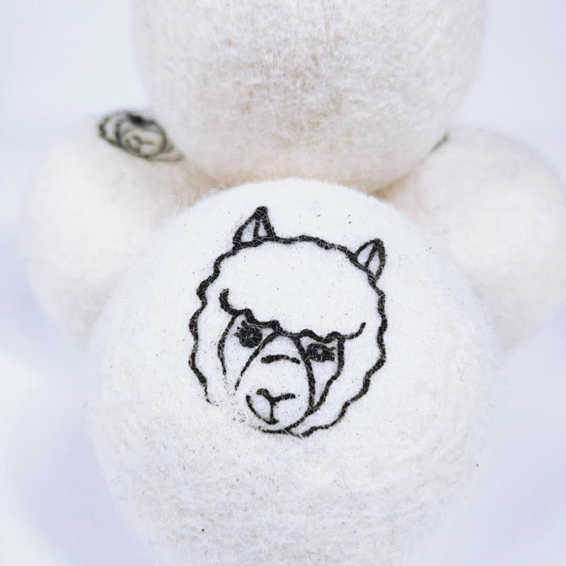 Хит продаж 2022, экологически чистые фетровые сушильные шарики из органической шерсти для прачечной