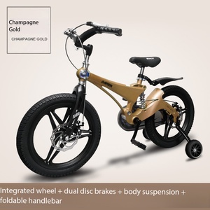 Bicicleta <span class=keywords><strong>para</strong></span> niños, de aleación de magnesio, con pedales, <span class=keywords><strong>para</strong></span> niños de 3 a 8 años, bicicleta con amortiguación <span class=keywords><strong>para</strong></span> <span class=keywords><strong>niñas</strong></span> mayores y más pequeñas - Product Image 2