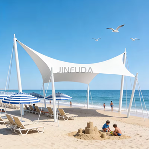 Toldo de Membrana Tensada de PVDF Moderno y Resistente a los Rayos UV para Plazas Comerciales al Aire Libre - Product Image 6