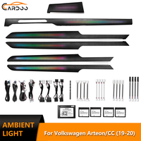 Kit d'éclairage LED d'ambiance en carbone pour VW Passat CC Arteon B8 2019-2020, style OEM dynamique, pour panneau de garniture intérieur de voiture
