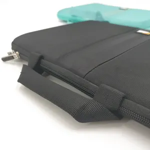 حقيبة لحماية الكمبيوتر المحمول أثناء السفر مقاس 14 بوصة مصنوعة من بولي إيثيلين فاينيل حافظة بحمالة لحمل الكمبيوتر المحمول أثناء العمل