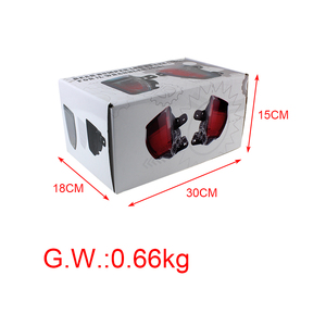 New 2018 + Wrangler JL đèn sương mù phía sau Bumper đèn phanh lần lượt đèn tín hiệu phụ tùng ô tô ABS nhựa IP67 không thấm nước 12V màu đỏ - Product Image 4