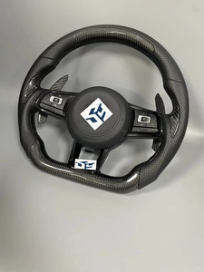 พวงมาลัยคาร์บอนไฟเบอร์สำหรับ Volkswagen Golf MK7 7 GTI R สำหรับ <span class=keywords><strong>VW</strong></span> POLO getta Passat B8 Tiguan - Product Image 4