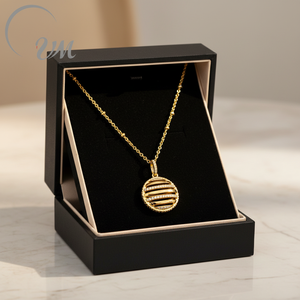 Collier pendentif en argent 925 plaqué or avec zircon, vente en gros de bijoux UM, adapté aux hommes, aux femmes et aux personnes transgenres, pour tous les jours, anniversaire, fête, cadeau - Product Image 4