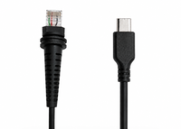 Kabel Pemindai Barcode SOTESIN Custom Coiled Type-C ke RJ50/RJ45 untuk Honeywell 1200G 1900GHD, Supplier Pabrik OEM ODM