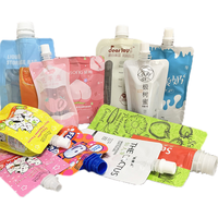 Pochette souple écologique personnalisable de 1 litre avec bec verseur pour recharge de savon pour les mains et liquide vaisselle