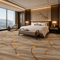 Tapis de chambre d'hôtel 5 étoiles, tapis en nylon imprimé, design personnalisé 3D de luxe
