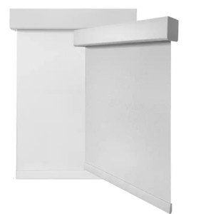 Stores à enroulement électriques modernes avec stores verticaux en tissu intégrés pour fenêtres françaises et puits de lumière, utilisation extérieure - Product Image 3