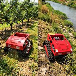 Tagliaerba a Controllo Remoto Senza Fili, Tagliaerba Cingolato a 4 Tempi, Distanza di Controllo 200M, Potenza Motore 7.5Hp 9Hp RCT550 - Product Image 4