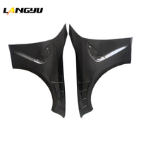 LANGyu 2021+ Accessoires de carrosserie automobile, ailes avant G82, style AE en fibre de carbone pré-imprégnée, ailes latérales pour BMW M4 G82, garde-boue