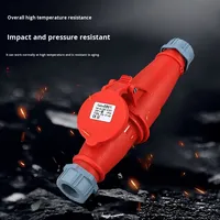 Connecteur de prise de courant industriel IP44 16A/32A 3/4/5Core Aviation coupleur en laiton étanche 220V équipement électrique monophasé