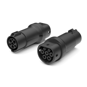 อะแดปเตอร์ชาร์จรถยนต์ไฟฟ้า UNI LINK J1772 เป็น Type 2 32A 7kW มาตรฐาน CE FCC IP55 - Product Image 1