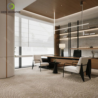 Ensemble de mobilier de bureau en forme de L au design populaire, bureau de direction, table de direction en forme de L, bureau moderne pour manager