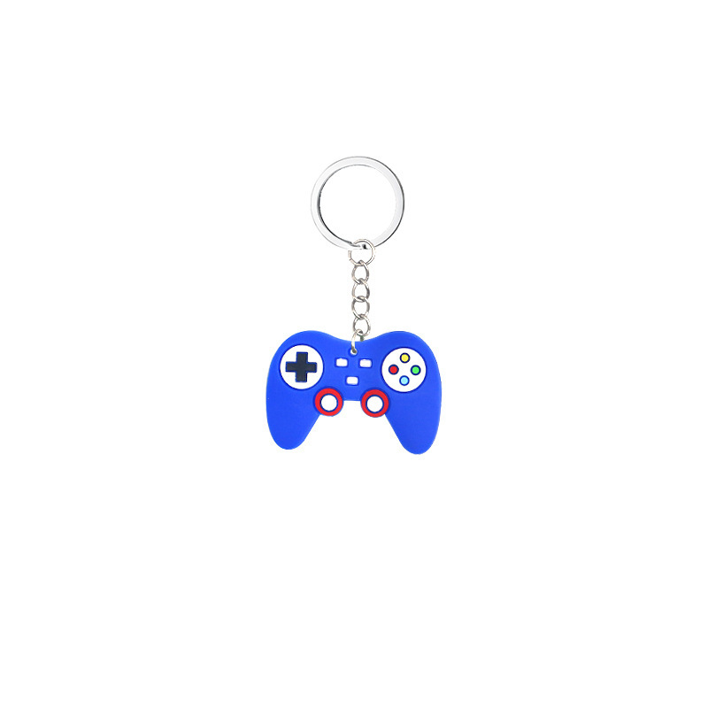 Blue game keychain