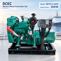 Groupe électrogène diesel marin SCDC CCFJ30JW 30 kW 4BTA3.9-GM47 1500 tr/min avec alternateur EvoTec TCM188E, alimentation auxiliaire CCS pour bateau