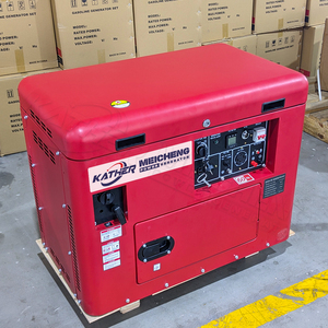 Generador de gasolina insonorizado portátil de 10KVA con arranque remoto Motor de 4 tiempos 380V/230V/120V 10kw 12kw 20kw Energía eléctrica - Product Image 1
