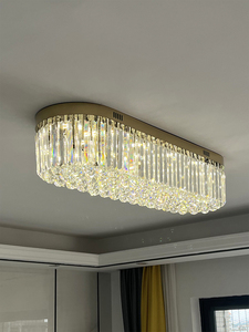 Ventes chaudes, <span class=keywords><strong>design</strong></span> moderne doré, éclairage simple et luxueux, éclairage de luxe léger pour salon, hôtel, couloir, lampe de plafond, lustre - Product Image 3