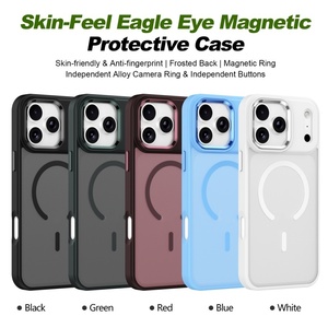 เคสโทรศัพท์แม่เหล็กแบบด้านคุณภาพสูงสำหรับ iPhone 18 17 Pro Max พร้อมปุ่ม AI รองรับการชาร์จไร้สาย ป้องกันการกระแทก - Product Image 2