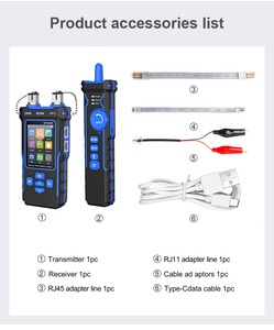 Probador de Cables de Red NOYAFA OPM+VFL NF-8508 RJ45 CAT5 CAT6, Rastreador de Cables, Verificador POE - Product Image 4