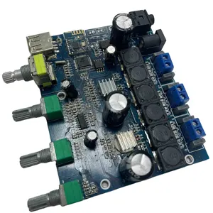 SZHFJCTH 120W 2.1 canaux Bluetooth carte amplificateur de puissance numérique haut et bas peut être ajustée par bouton