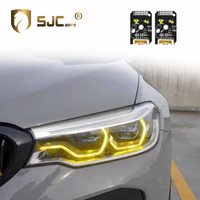 Module DRL jaune SJC Car Parts pour BMW Série 5 F90 M5 G30 G31 G32 17-20, phares LED uniquement, puces DRL jaunes, système d'éclairage