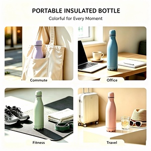 Botella de Agua con Aislamiento al Vacío de 500 ml, Colores Personalizados, Empaque Personalizado, Taza Térmica de Viaje a Prueba de Fugas, Tazas de Acero Inoxidable 304 - Product Image 6