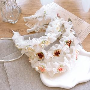 ที่คาดผมผ้าลูกไม้สำหรับผู้หญิงผ้าคาดผมประดับศีรษะลูกไม้ - Product Image 5