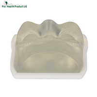 Maniquí de entrenamiento de inyección facial superior transparente con vasos sanguíneos simulados