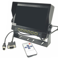 7 pouces moniteur étanche VGA Aviation Interface connecter MDVR Mobile DVR véhicule caméra LCD TFT IPS usine