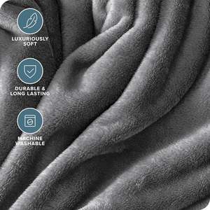 Manta Personalizada Suave y Ligera de Felpa de Franela y Microfibra 100% Poliéster para Cama - Product Image 3