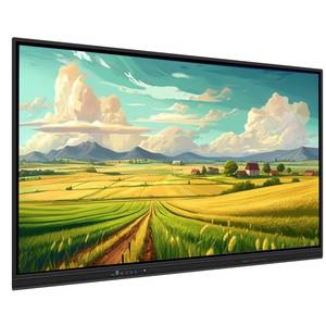 Pantalla inteligente DLED QLED de 110 pulgadas, vidrio templado, wifi, BT, USB, pantalla led, Android PC, todo en uno para enseñanza universitaria - Product Image 1