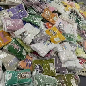 남성 숙녀 하이 퀄리티 브랜드 티셔츠 방글라데시 의류 재고 로트 남은 O 넥 프린트 티셔츠 사용 의류 - Product Image 6