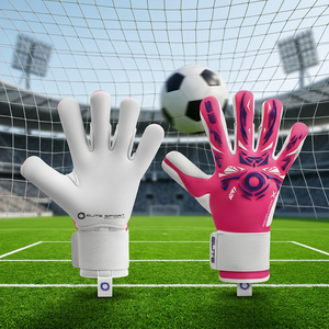 Guantes de Portero de Fútbol de Alta Calidad, Látex Alemán de Contacto de 4mm, Resistentes al Agua, Duraderos, Ligeros, con Bolsa de Malla Personalizada - Product Image 4