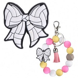 <strong>Wholesale</strong> Sport Bowknot <strong>Silicone</strong> Focal <strong>Beads</strong> for Pen Making Basketball Bowknot <strong>Silicone</strong> Focal <strong>Beads</strong> for Pens Accessories - Product Image 6