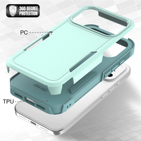 Téléphone portable TPU + PC étui anti-rayures étui rigide pour iPhone 17 Pro coque de téléphone couverture arrière