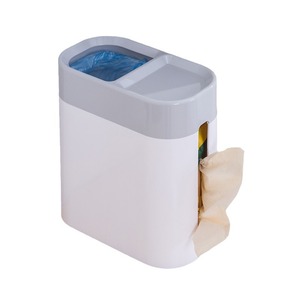 Desktop Trash Can Tissue Box 4L Below 2 In 1 Nordic Style Storage For Bedroom Living Room Bathroom Office - Product Image 4