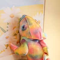 Peluche d'animal sauvage simulée, peluche de dragon barbu réaliste, peluche de lézard réaliste, animal sauvage en peluche