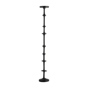 Portacandele da terra in metallo decorativo alto, moderno, elegante, per soggiorno, ingresso, esposizione. - Product Image 1