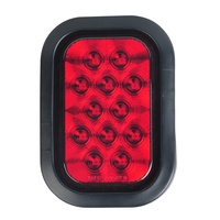 Feu arrière LED rectangulaire 12V 24V, feu arrière de direction S, SAE DOT FMVSS108 pour camion et remorque